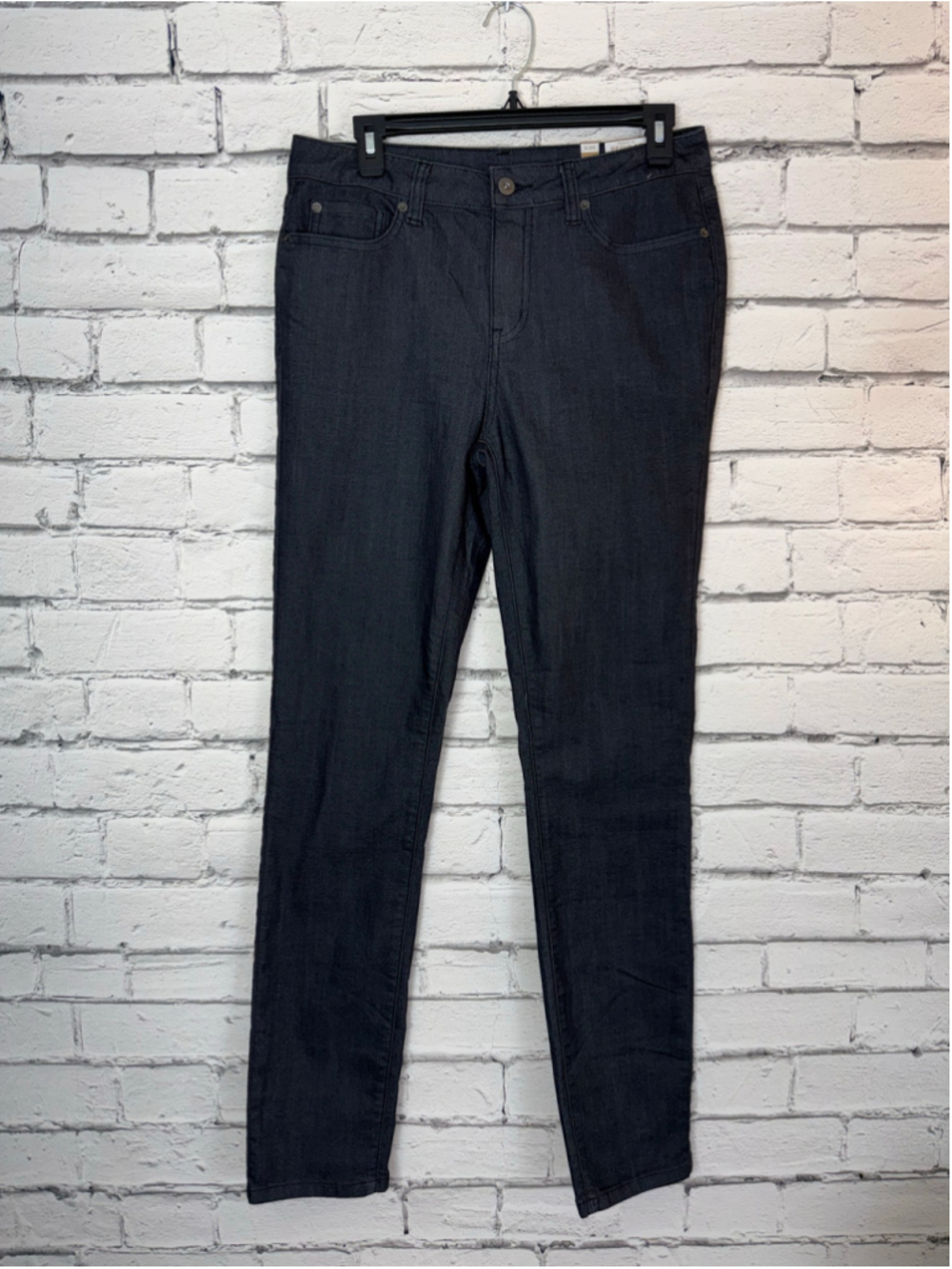 Women's Prana Kayla High Rise Jeans size 8 32 in Inseam Dark Denim Slim Straight - Picture 3 of 15